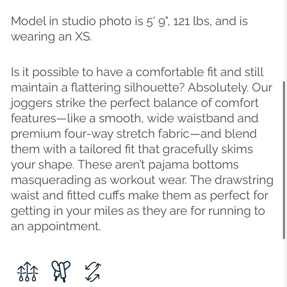 Zyia Active White Unwind Jogger Size XL - Picture 4 of 14